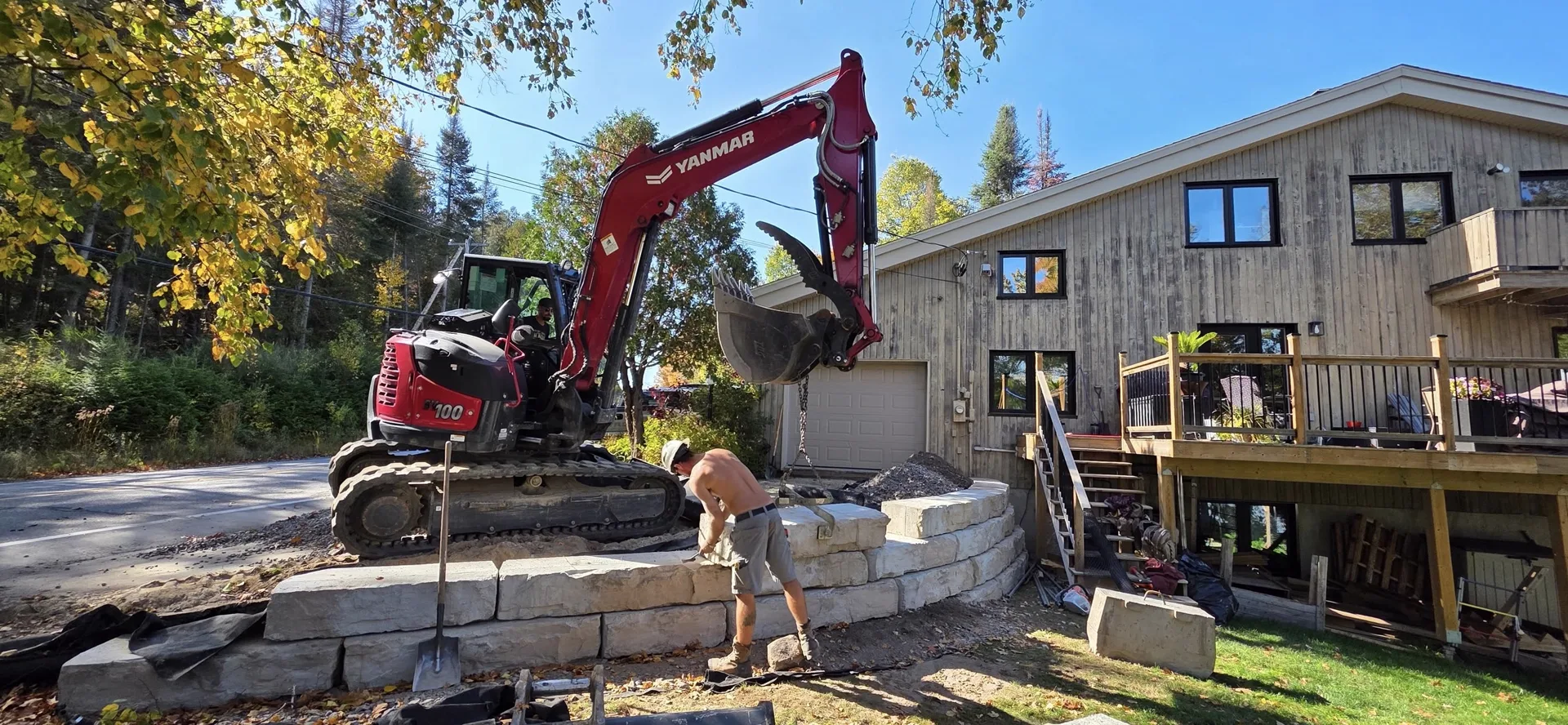 Retaining wall project